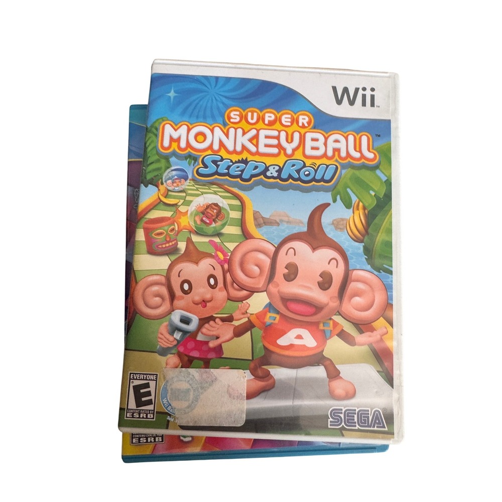 Super Monkey Ball Step & Roll Nintendo Wii‎ Sega Video Game NTSC